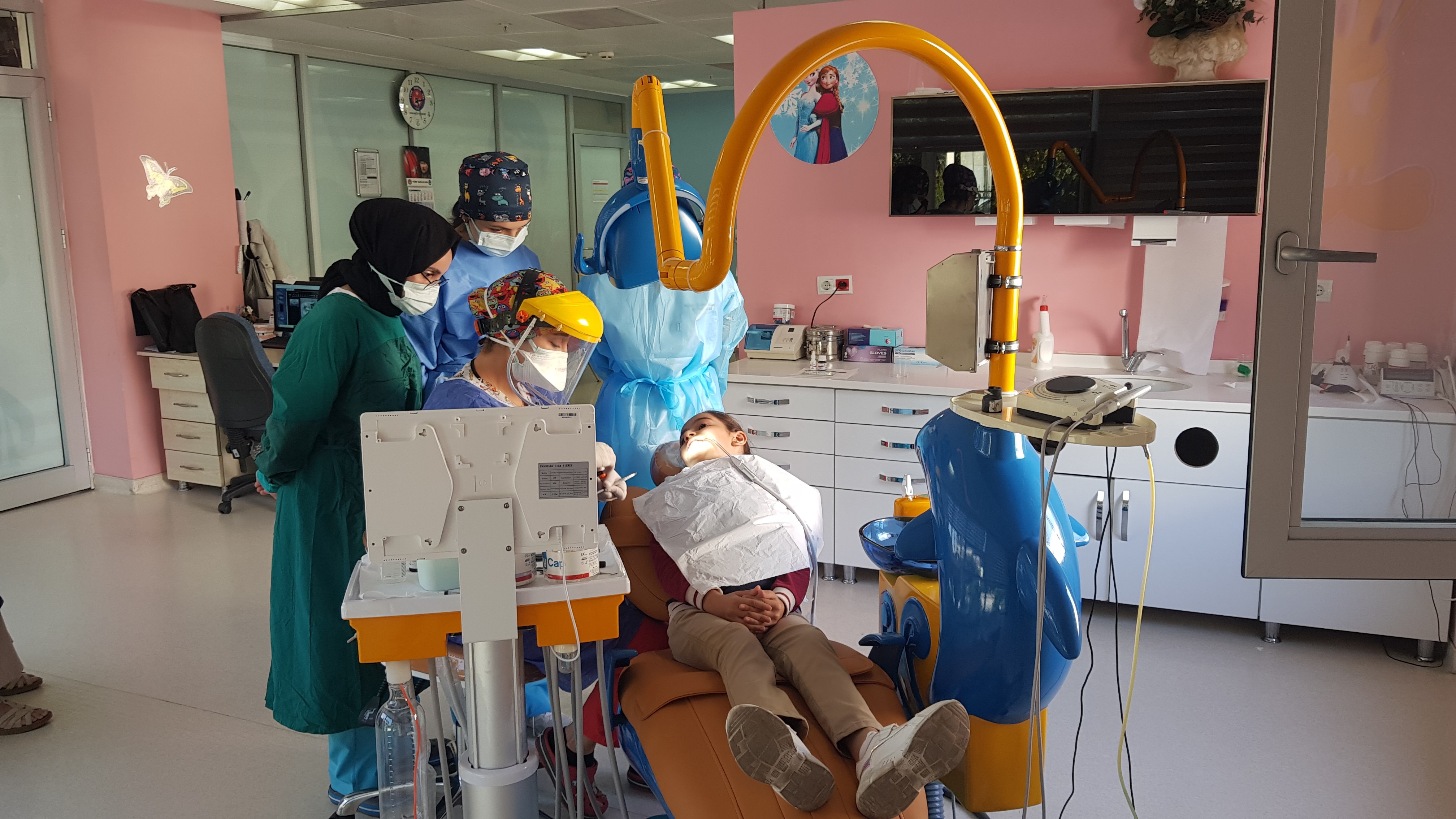 Specially designed dental units make children eager to come to their appointments