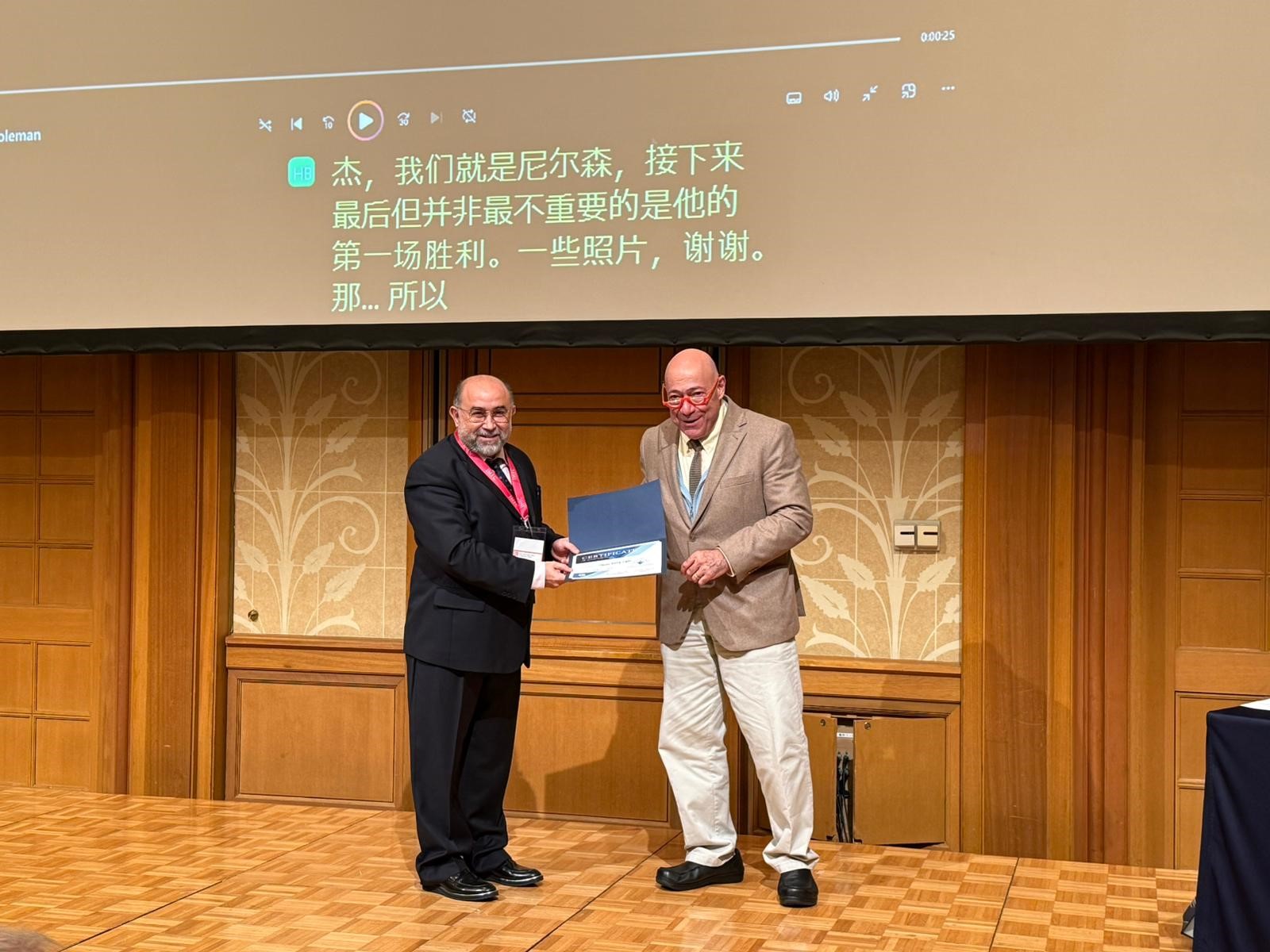 Turkish scientist receives prestigious award in Japan